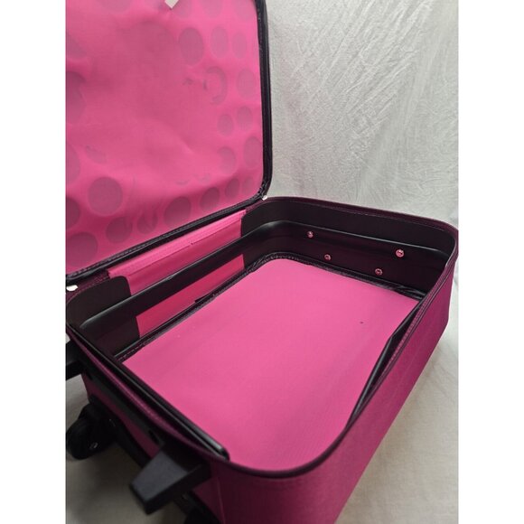 Bratz Babyz Suit Case Yasmin & Frog Pink Black Rolling Travel Bag - Picture 11 of 11